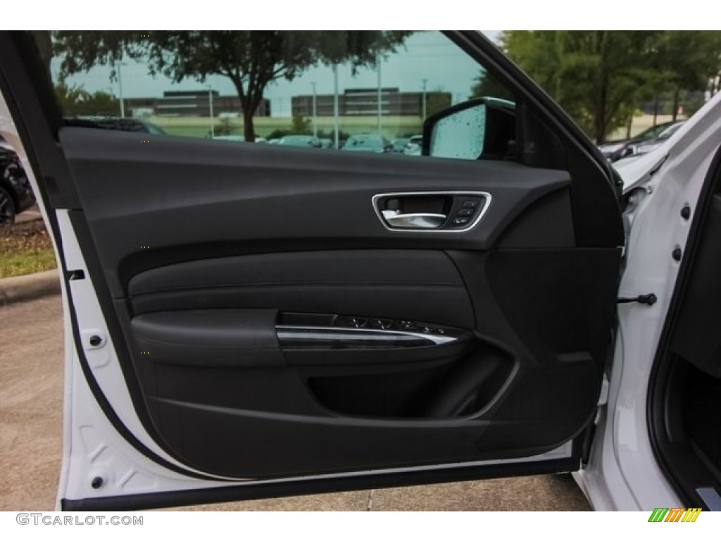 2019 Acura TLX Sedan Ebony Door Panel Photo #129965305