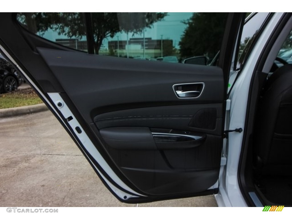 2019 Acura TLX Sedan Ebony Door Panel Photo #129965335