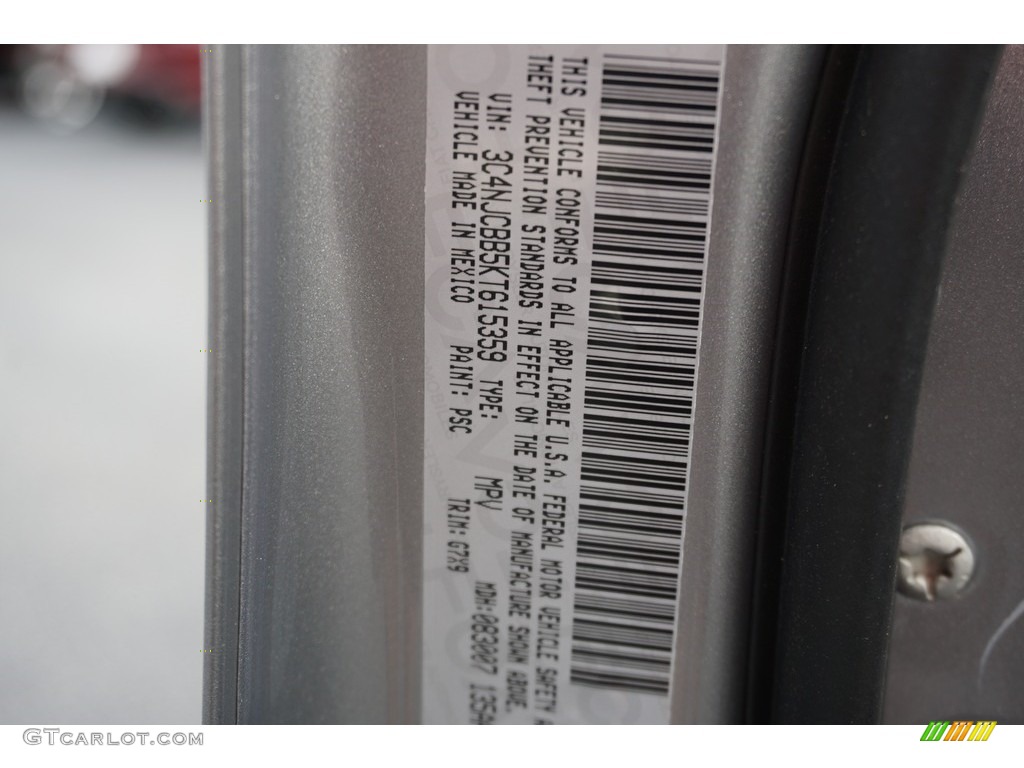 2019 Compass Color Code PSC for Billet Silver Metallic Photo #129966064