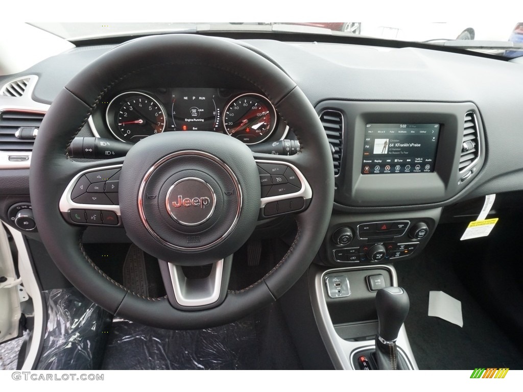 2019 Jeep Compass Latitude Black Dashboard Photo #129966145