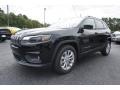 2019 Diamond Black Crystal Pearl Jeep Cherokee Latitude  photo #3