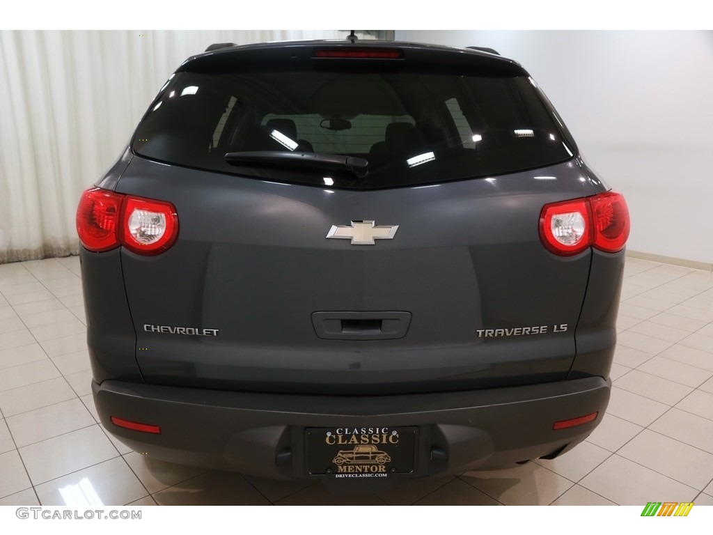 2009 Traverse LS AWD - Cyber Gray Metallic / Dark Gray/Light Gray photo #16