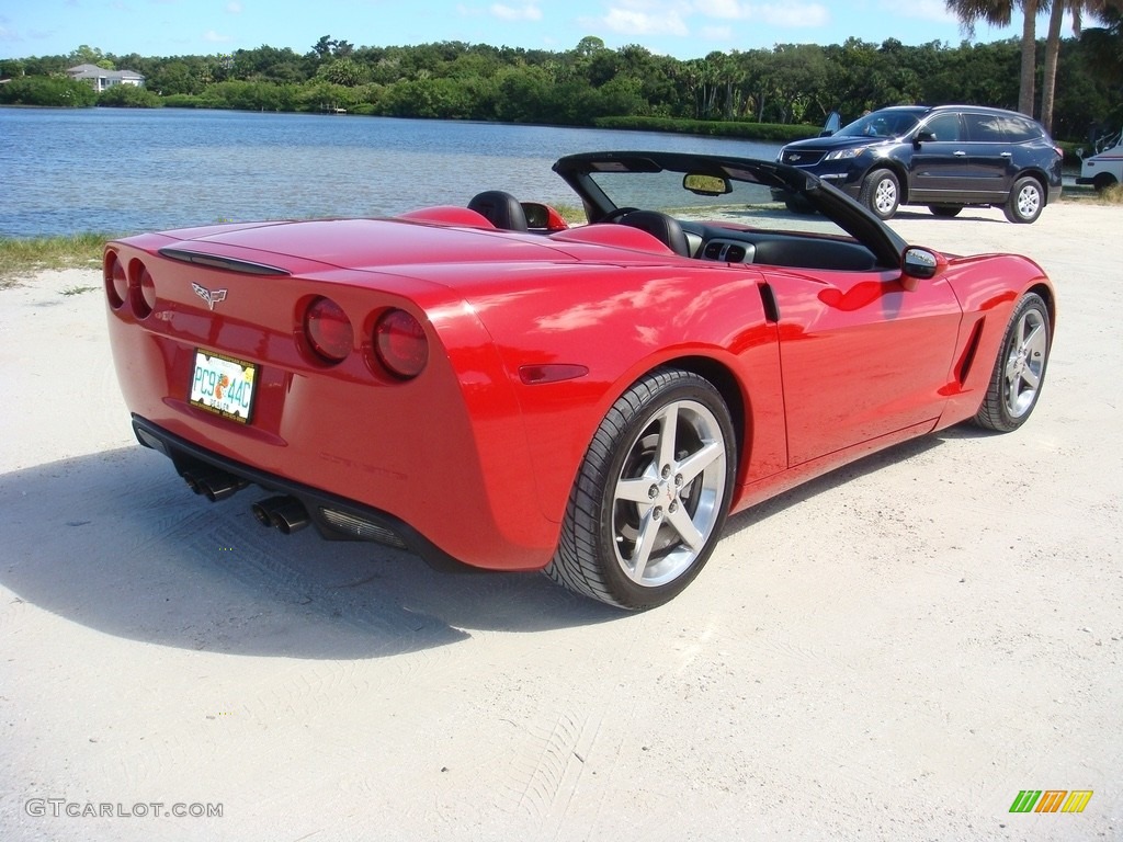 2005 Corvette Convertible - Precision Red / Ebony photo #7