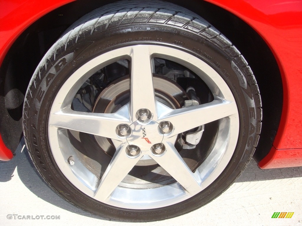 2005 Corvette Convertible - Precision Red / Ebony photo #20