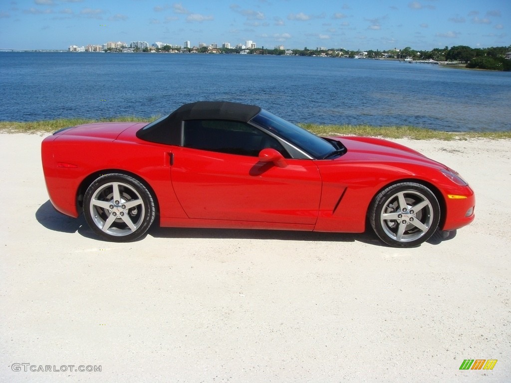 2005 Corvette Convertible - Precision Red / Ebony photo #26