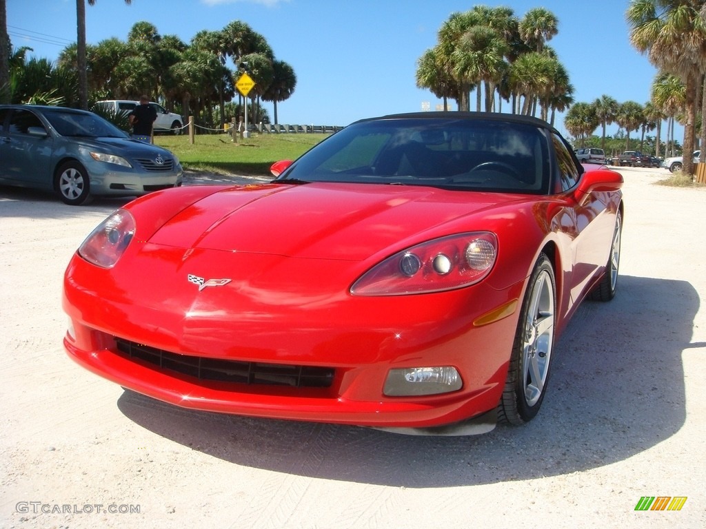 2005 Corvette Convertible - Precision Red / Ebony photo #32