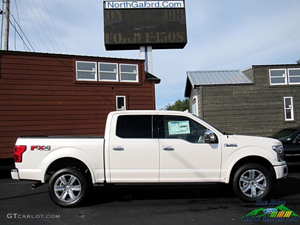 2018 F150 Platinum SuperCrew 4x4 - White Platinum / Dark Marsala photo #6