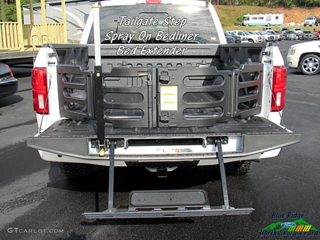 2018 F150 Platinum SuperCrew 4x4 - White Platinum / Dark Marsala photo #13