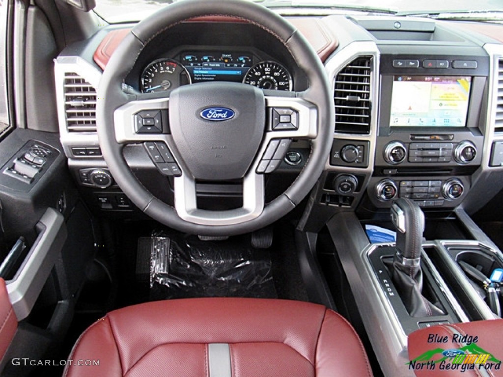 2018 F150 Platinum SuperCrew 4x4 - White Platinum / Dark Marsala photo #14