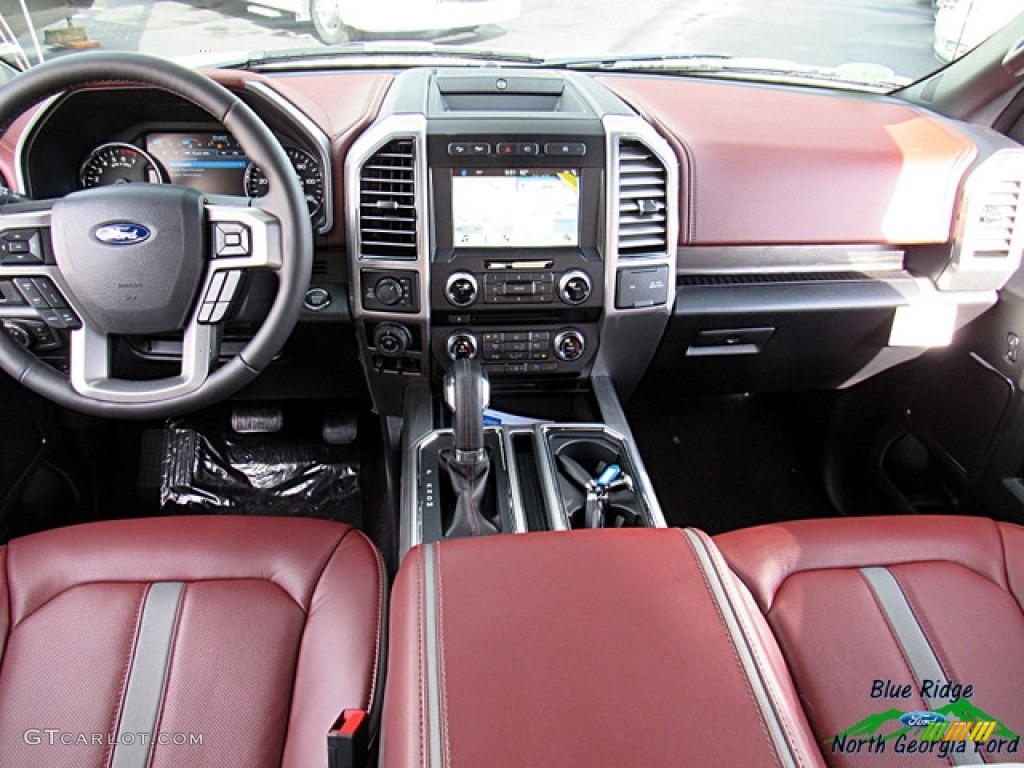 2018 F150 Platinum SuperCrew 4x4 - White Platinum / Dark Marsala photo #15