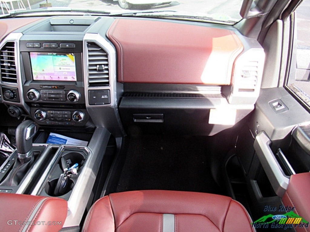 2018 F150 Platinum SuperCrew 4x4 - White Platinum / Dark Marsala photo #16