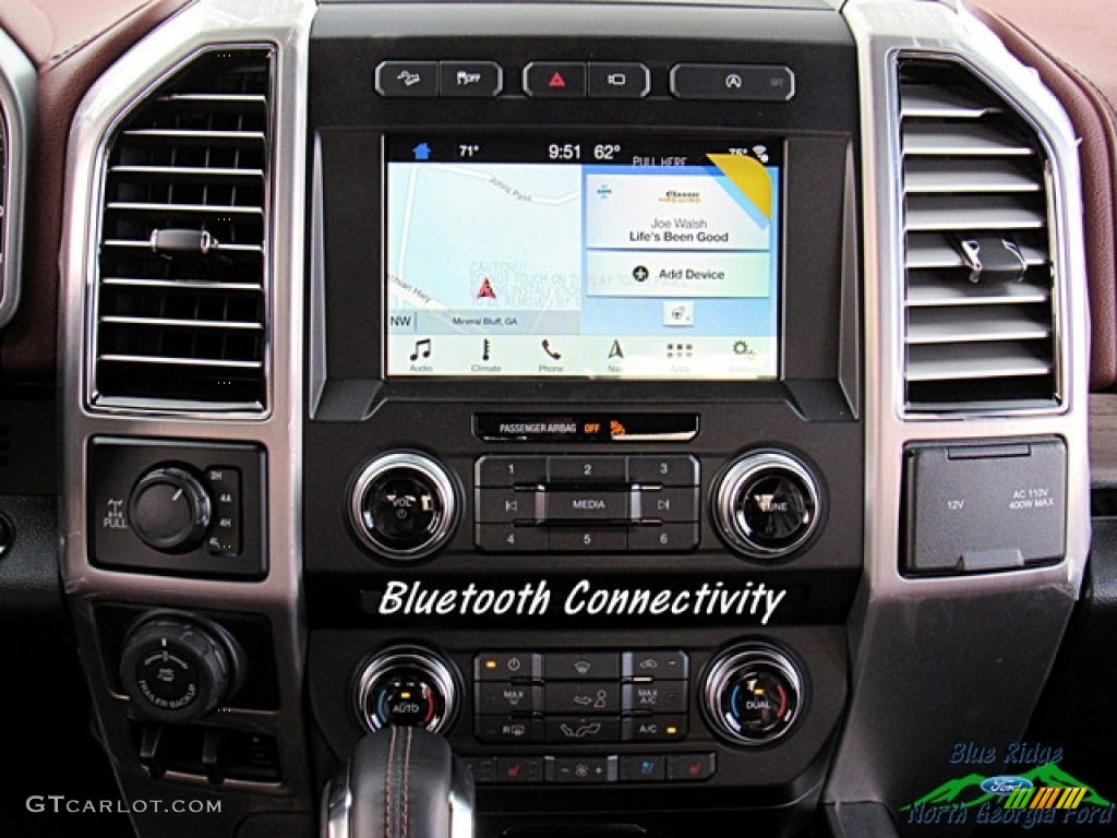 2018 F150 Platinum SuperCrew 4x4 - White Platinum / Dark Marsala photo #18