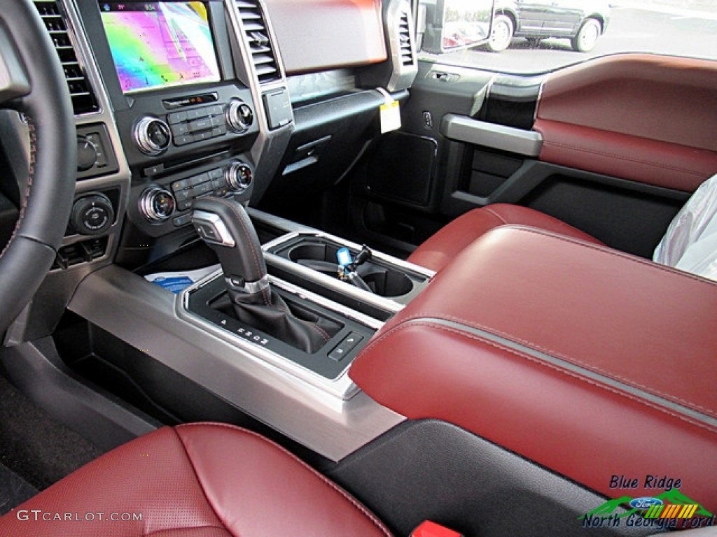 2018 F150 Platinum SuperCrew 4x4 - White Platinum / Dark Marsala photo #28