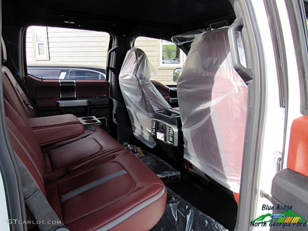 2018 F150 Platinum SuperCrew 4x4 - White Platinum / Dark Marsala photo #34