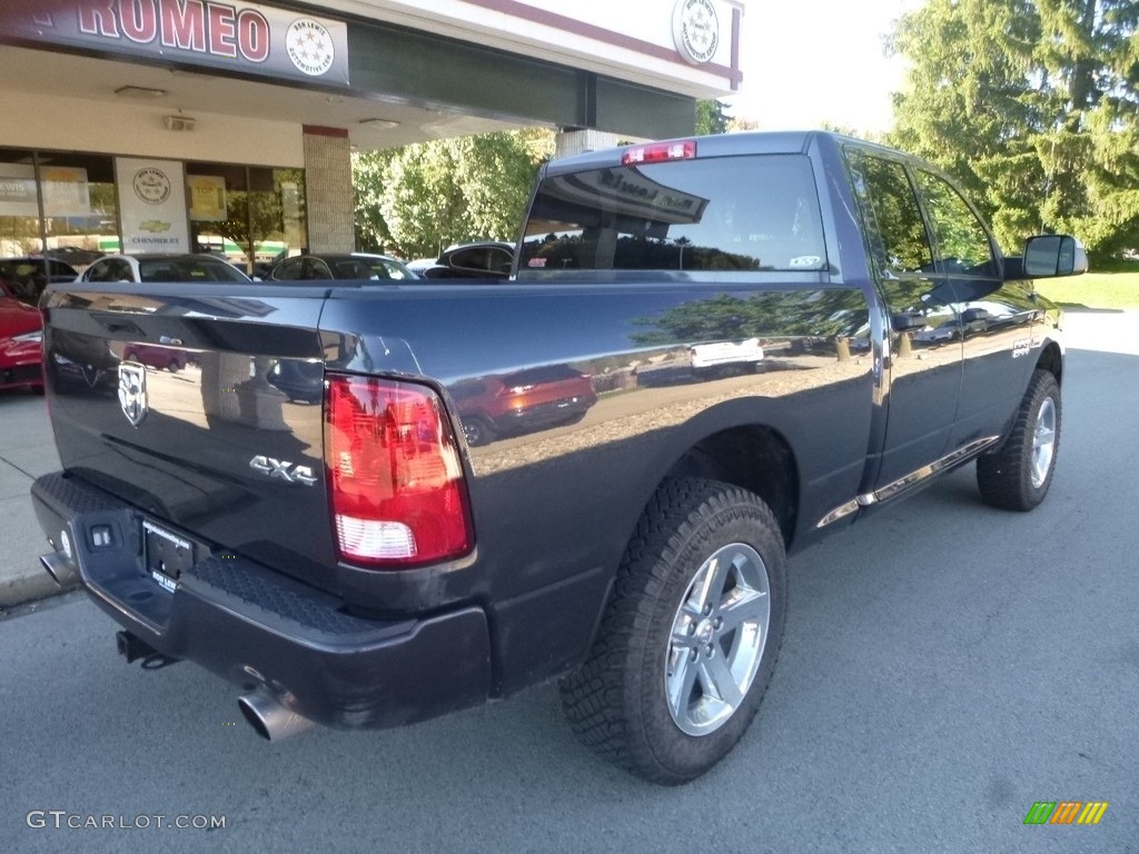 2017 1500 Express Quad Cab 4x4 - Maximum Steel Metallic / Black/Diesel Gray photo #2