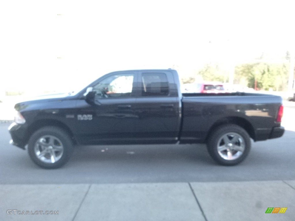 2017 1500 Express Quad Cab 4x4 - Maximum Steel Metallic / Black/Diesel Gray photo #6