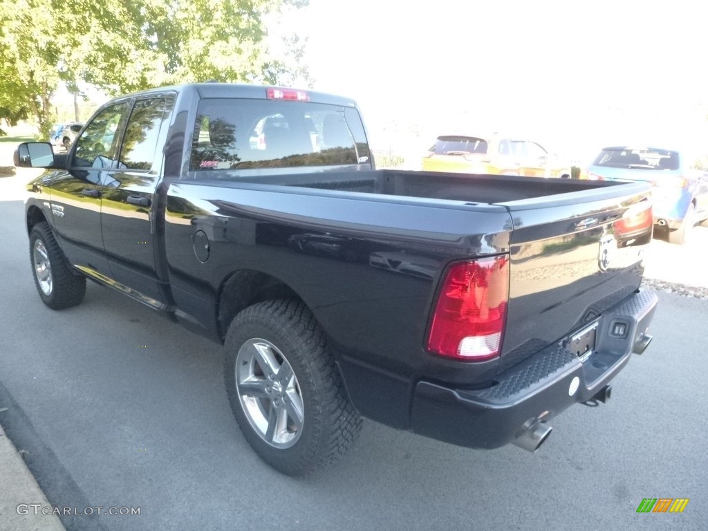 2017 1500 Express Quad Cab 4x4 - Maximum Steel Metallic / Black/Diesel Gray photo #7