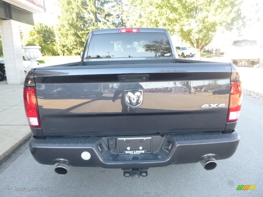 2017 1500 Express Quad Cab 4x4 - Maximum Steel Metallic / Black/Diesel Gray photo #8