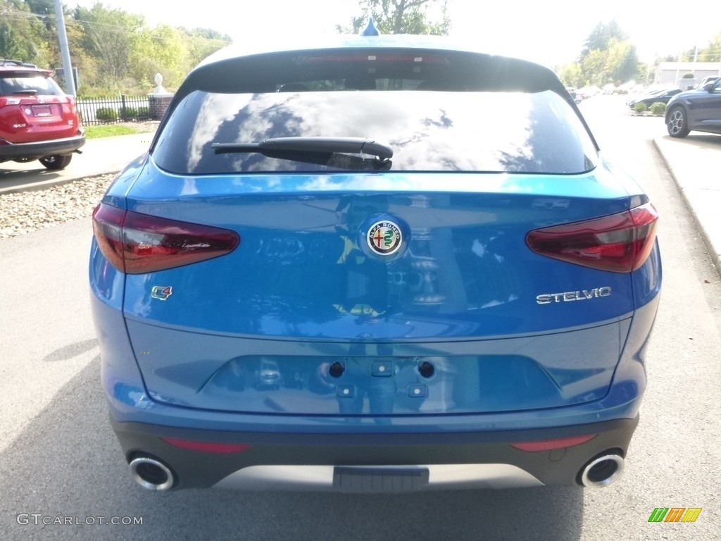 2019 Stelvio Ti AWD - Misano Blue Metallic / Black photo #7