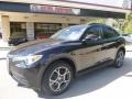 Volcano Black Metallic 2019 Alfa Romeo Stelvio Sport AWD Exterior