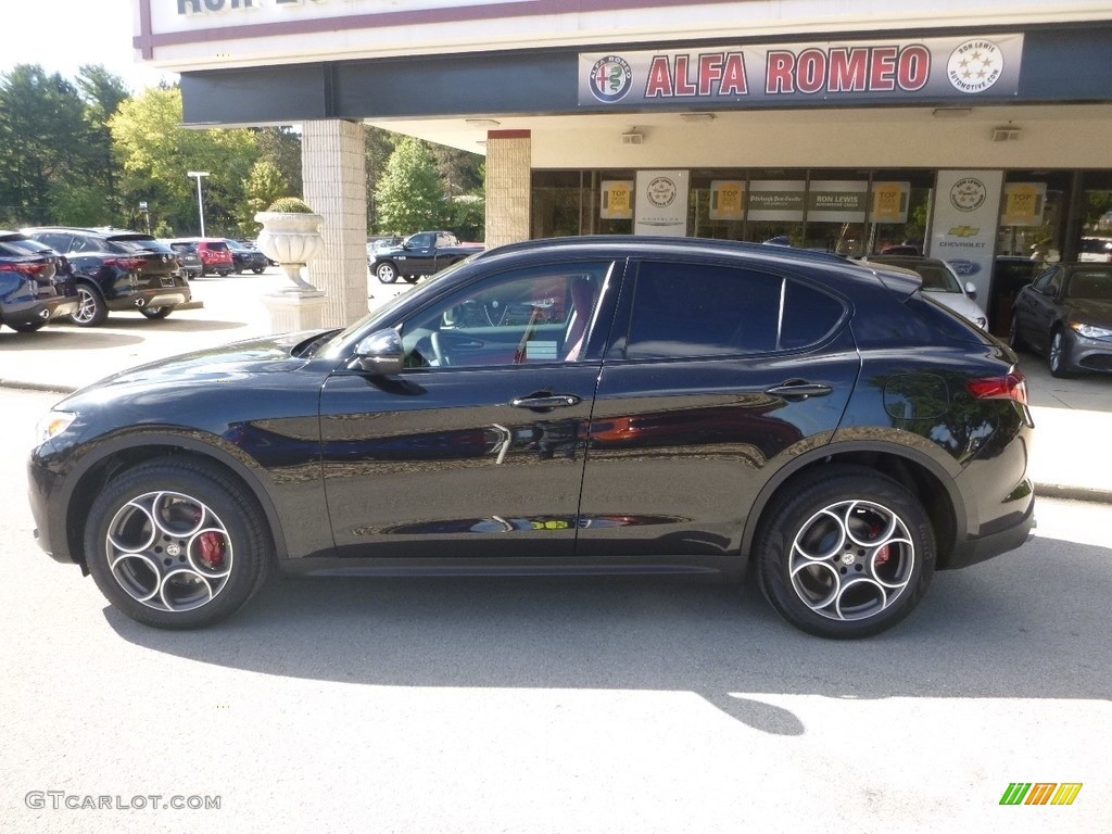 Volcano Black Metallic 2019 Alfa Romeo Stelvio Sport AWD Exterior Photo #129970381