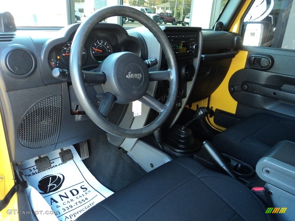 2007 Wrangler X 4x4 - Detonator Yellow / Dark Slate Gray/Medium Slate Gray photo #6