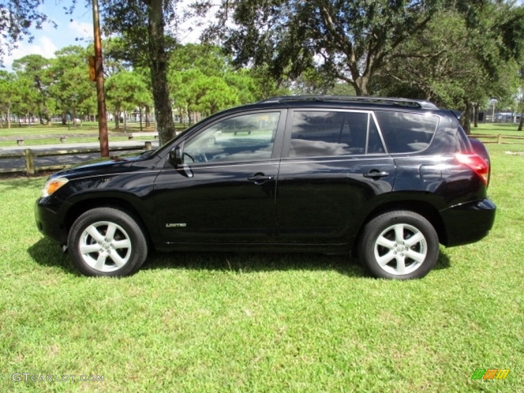 2007 RAV4 Limited - Black / Taupe photo #3