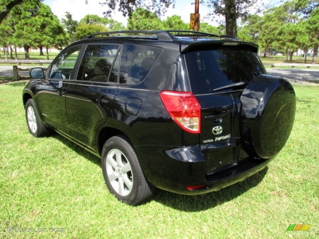 2007 RAV4 Limited - Black / Taupe photo #5