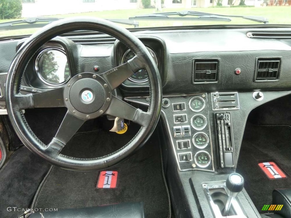 1973 De Tomaso Pantera Standard Pantera Model Black Dashboard Photo #129971911