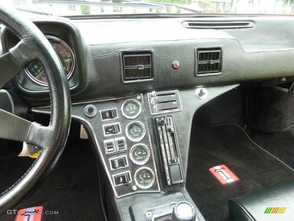 1973 De Tomaso Pantera Standard Pantera Model Black Dashboard Photo #129971934