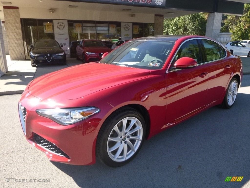 2019 Giulia AWD - Alfa Rosso (Red) / Black photo #2
