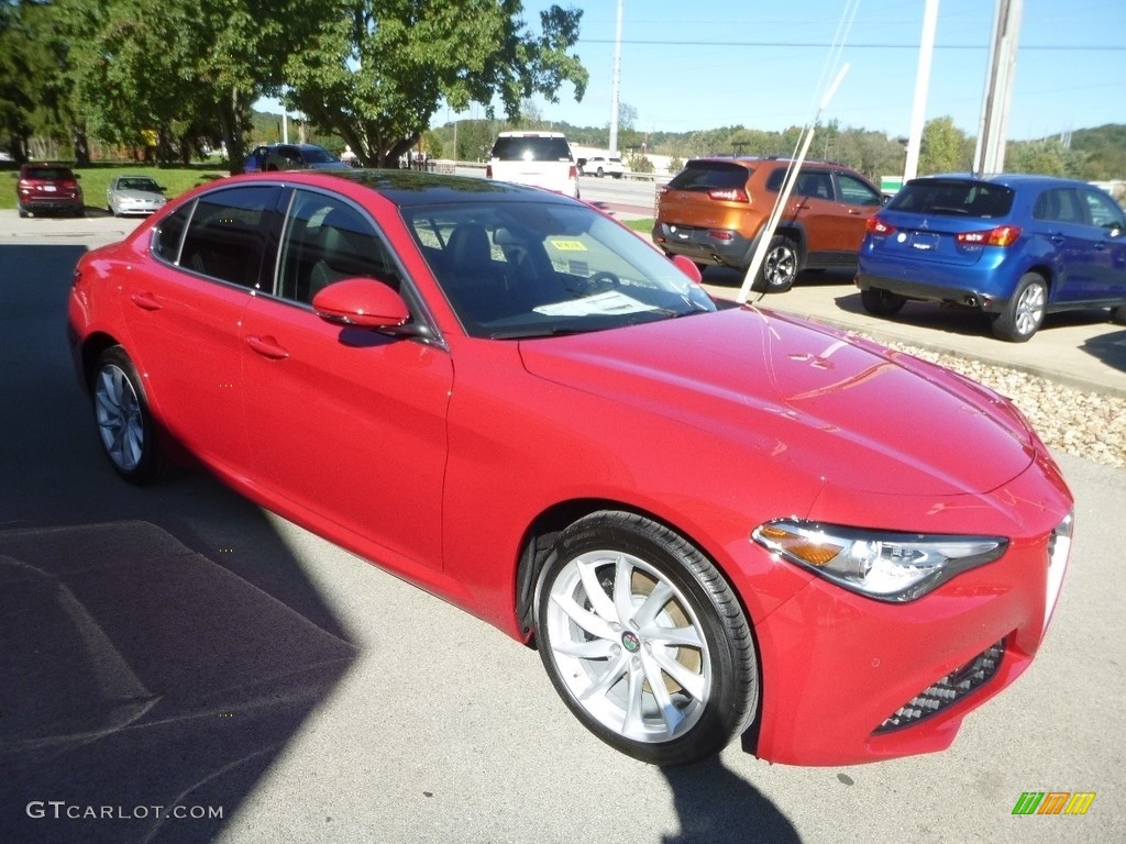 2019 Giulia AWD - Alfa Rosso (Red) / Black photo #11