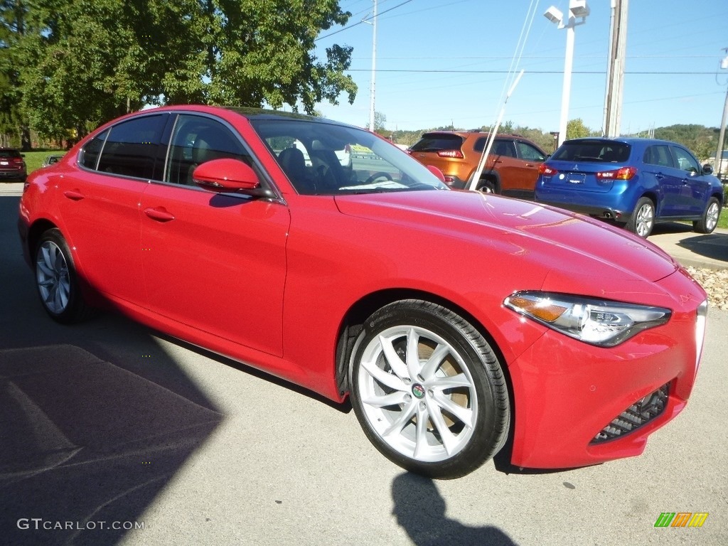 2019 Giulia AWD - Alfa Rosso (Red) / Black photo #12
