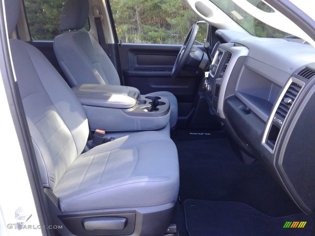 2015 1500 Tradesman Quad Cab 4x4 - Bright White / Black/Diesel Gray photo #14