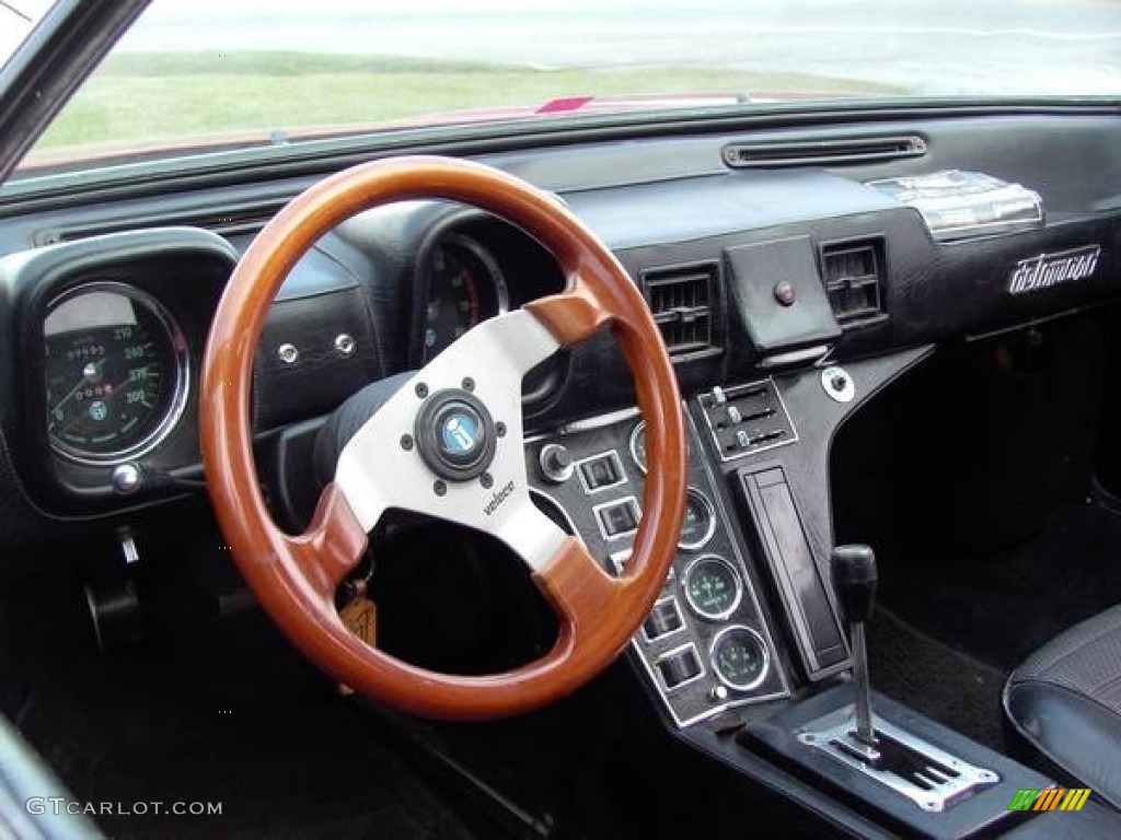 1972 De Tomaso Pantera Standard Pantera Model Black Dashboard Photo #129972943
