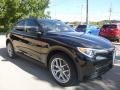 Volcano Black Metallic 2019 Alfa Romeo Stelvio Ti Sport AWD Exterior