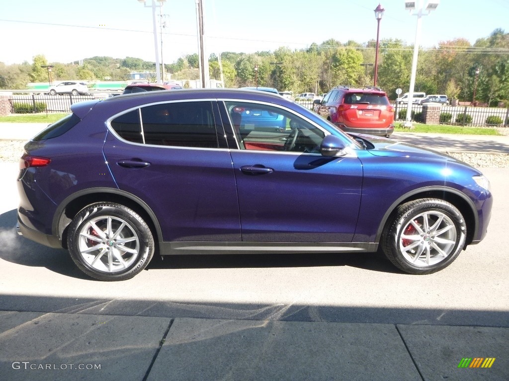 Montecarlo Blue Metallic 2019 Alfa Romeo Stelvio Ti Lusso AWD Exterior Photo #129974293