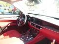 2019 Alfa Romeo Stelvio Red Interior Dashboard Photo