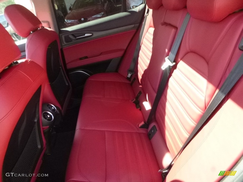 Red Interior 2019 Alfa Romeo Stelvio Ti Lusso AWD Photo #129974515