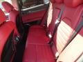 2019 Alfa Romeo Stelvio Red Interior Rear Seat Photo