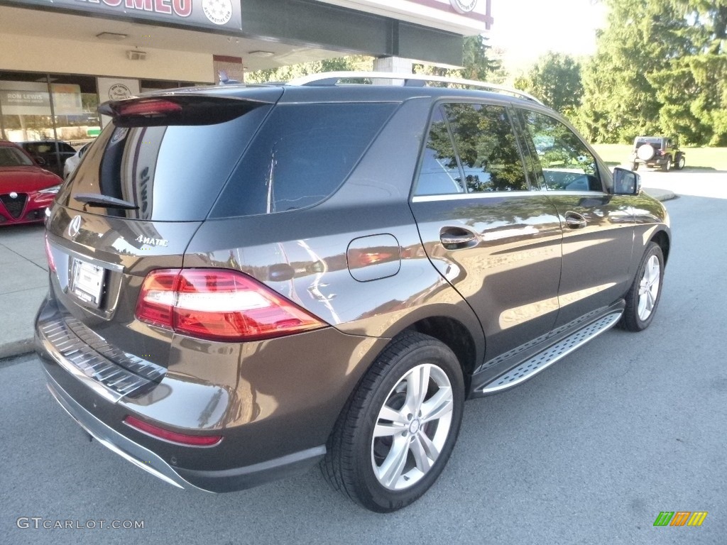2013 ML 350 4Matic - Dakota Brown Metallic / Black photo #2