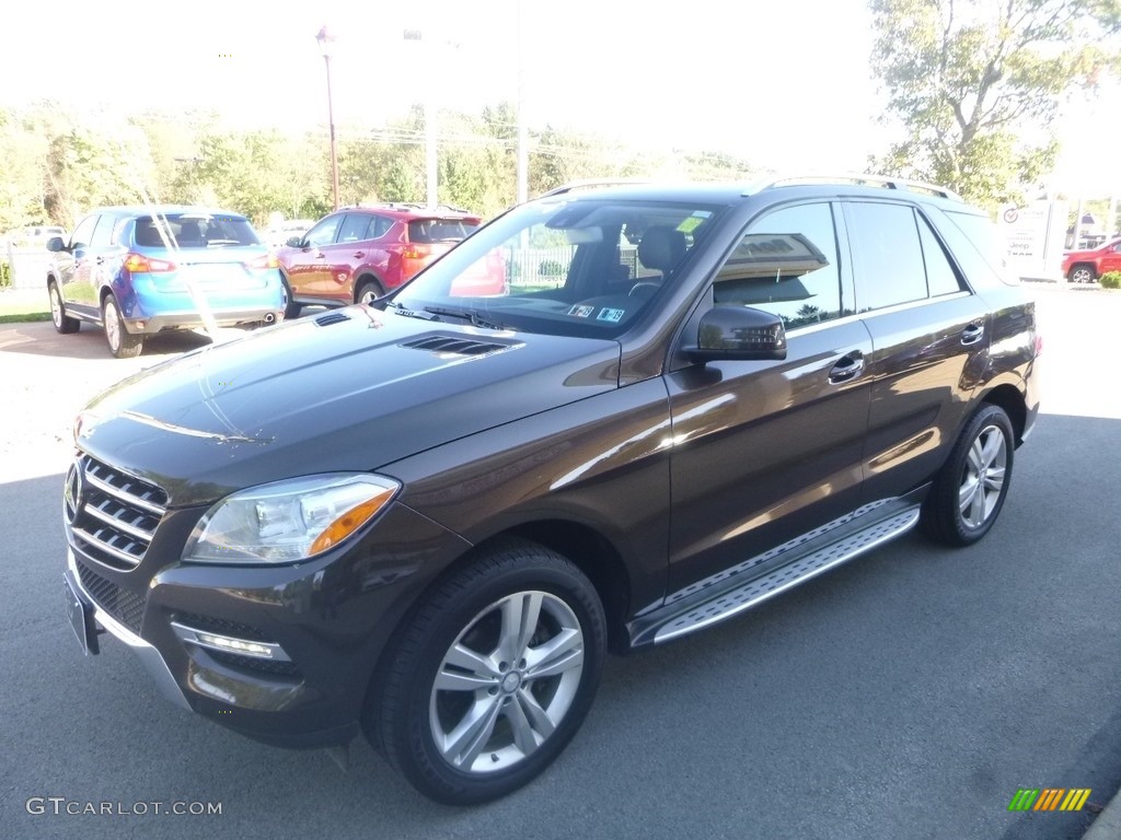 2013 ML 350 4Matic - Dakota Brown Metallic / Black photo #5