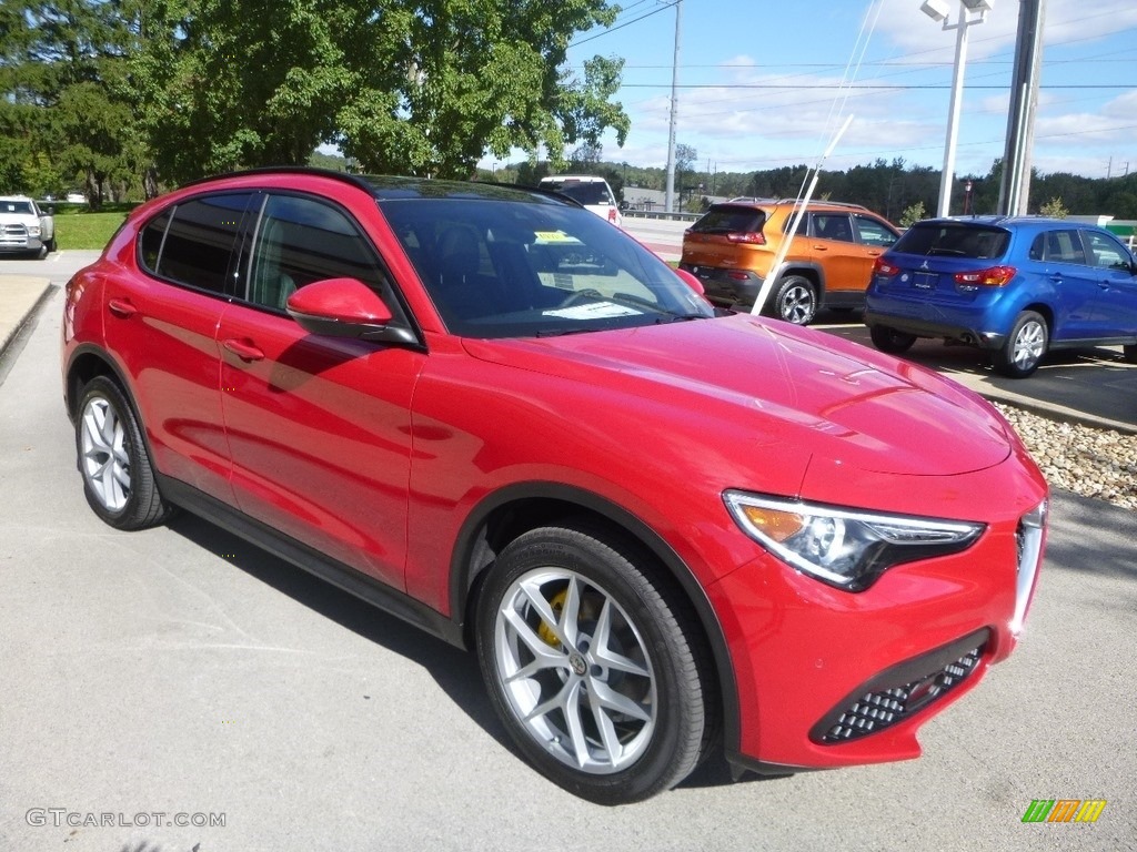Alfa Rosso (Red) 2019 Alfa Romeo Stelvio Ti Sport AWD Exterior Photo #129976120
