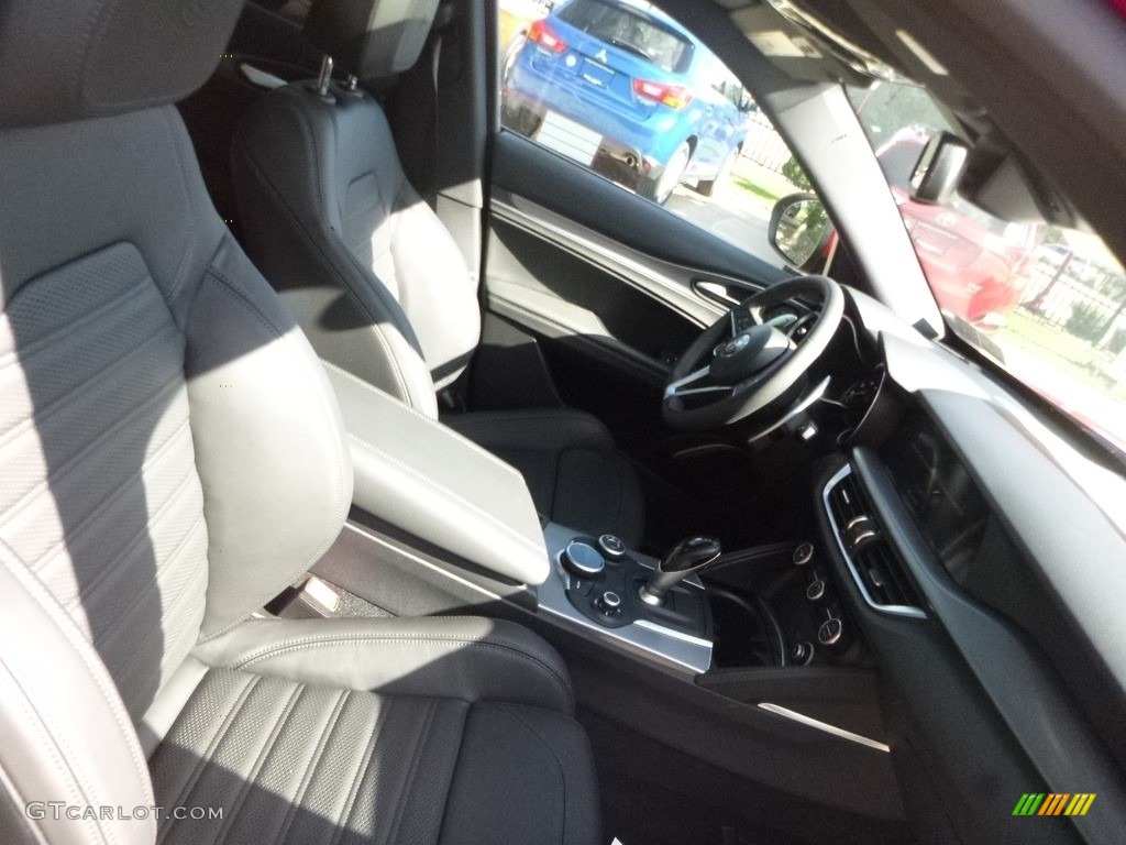 Black Interior 2019 Alfa Romeo Stelvio Ti Sport AWD Photo #129976207