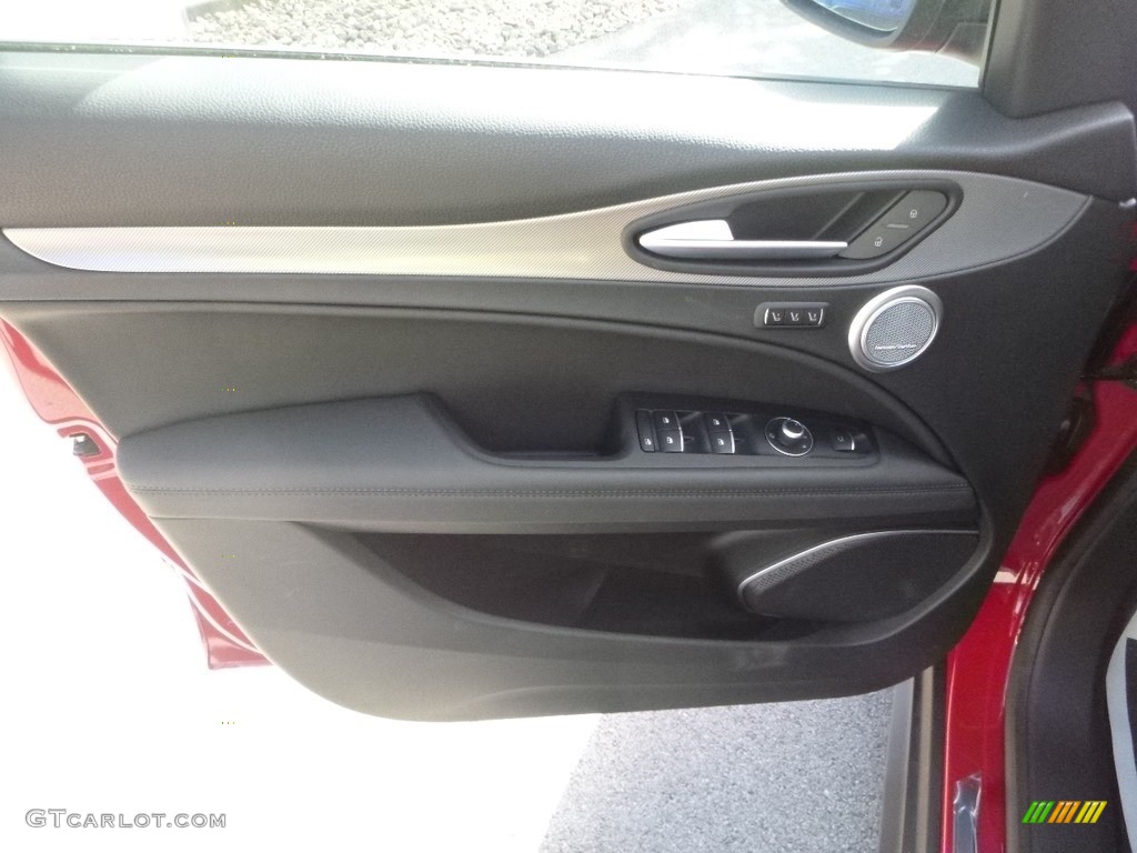 2019 Alfa Romeo Stelvio Ti Sport AWD Black Door Panel Photo #129976333