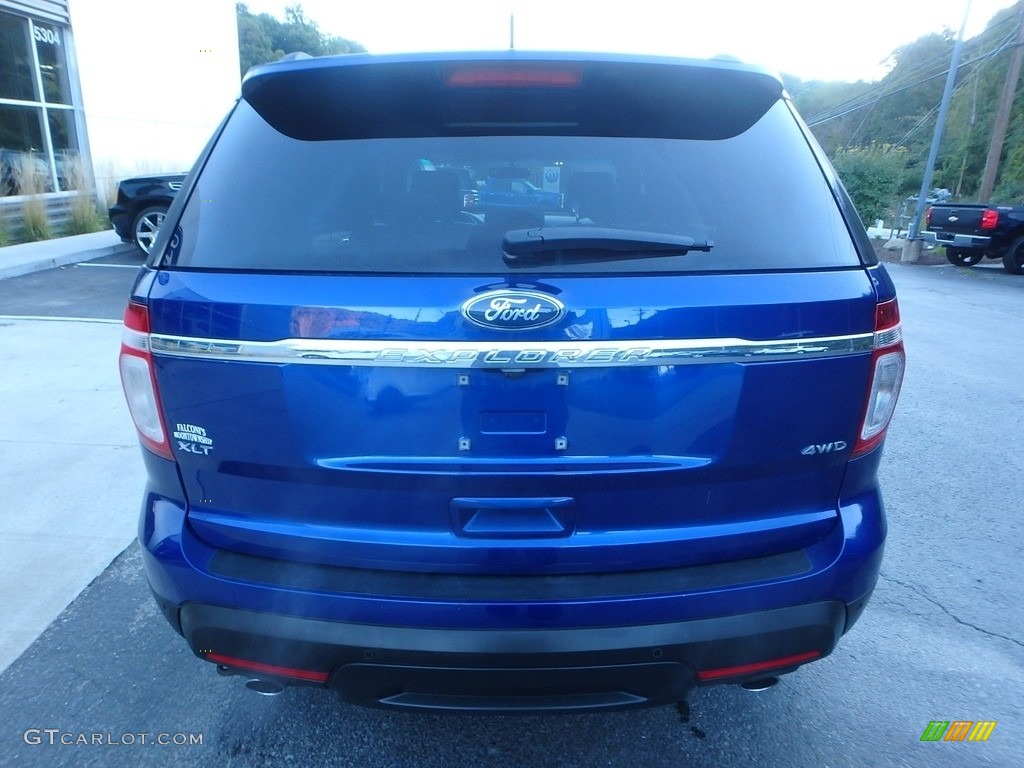 2013 Explorer XLT 4WD - Deep Impact Blue Metallic / Charcoal Black photo #3