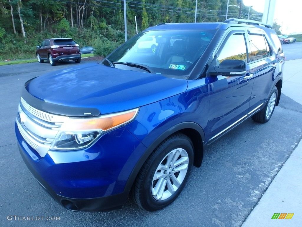 2013 Explorer XLT 4WD - Deep Impact Blue Metallic / Charcoal Black photo #7