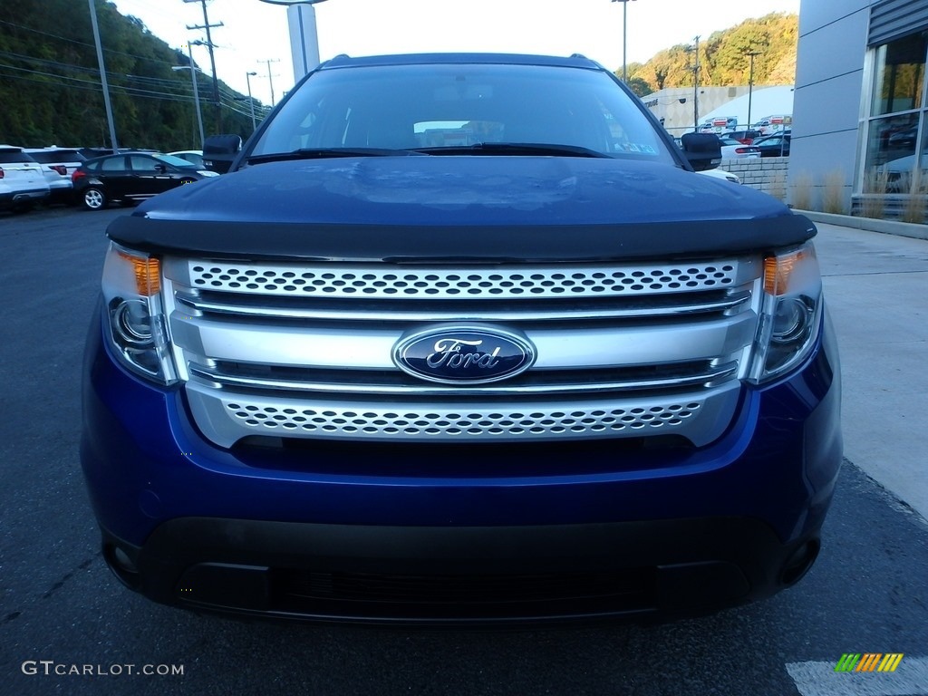 2013 Explorer XLT 4WD - Deep Impact Blue Metallic / Charcoal Black photo #8