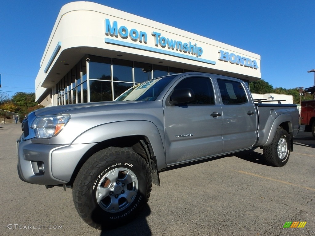 2014 Tacoma V6 SR5 Double Cab 4x4 - Silver Sky Metallic / Graphite photo #1