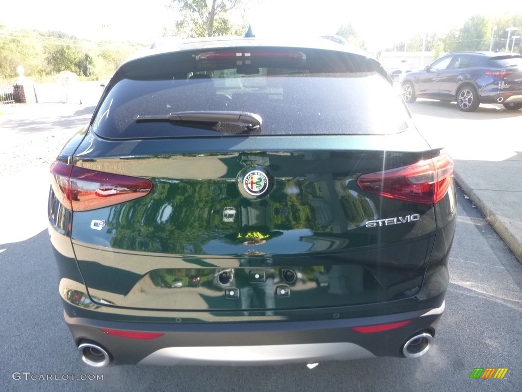 2019 Stelvio Ti Sport AWD - Verde Visconti (Green) Metallic / Chocolate photo #7